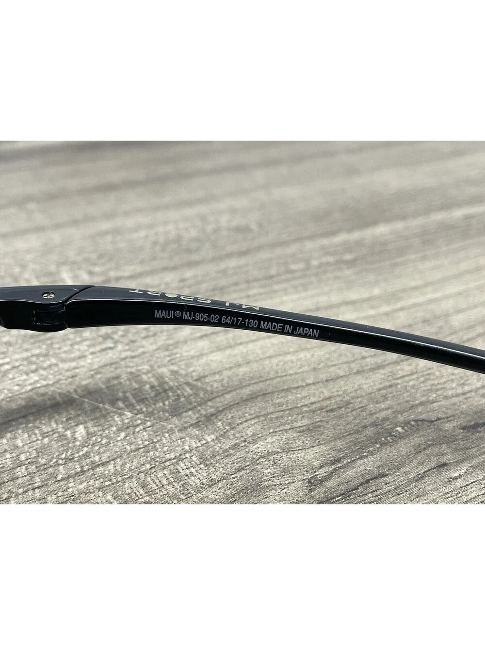 Maui Jim Sunglasses Makaha MJ905-02 Black Gloss Rimless 64[]17-130 *FRAMES ONLY